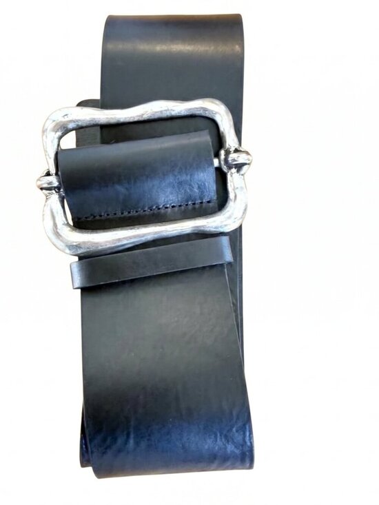 ba&sh Blaire Leather Wide Belt – Black (Size 75 cm / XS ) NWOT main image 6